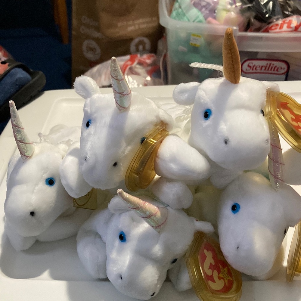Rare Mystic Beanie Babies set of 5 1993